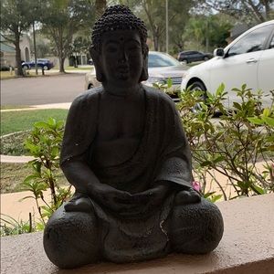 Sitting Buddha statue, meditation decor